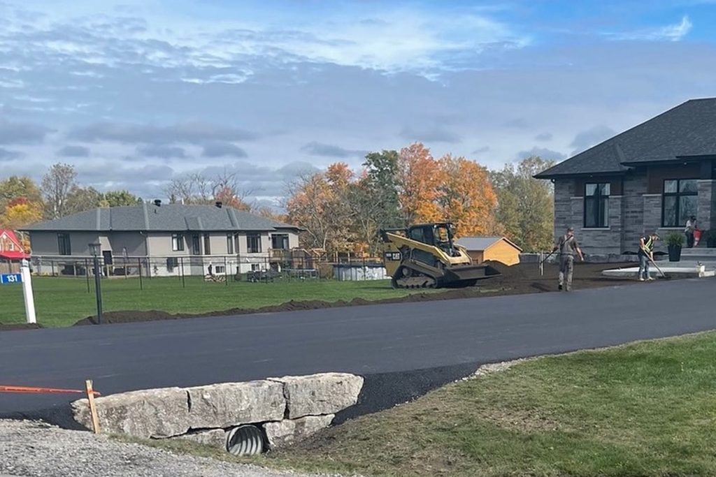 WCI Residential asphalt driveway construction