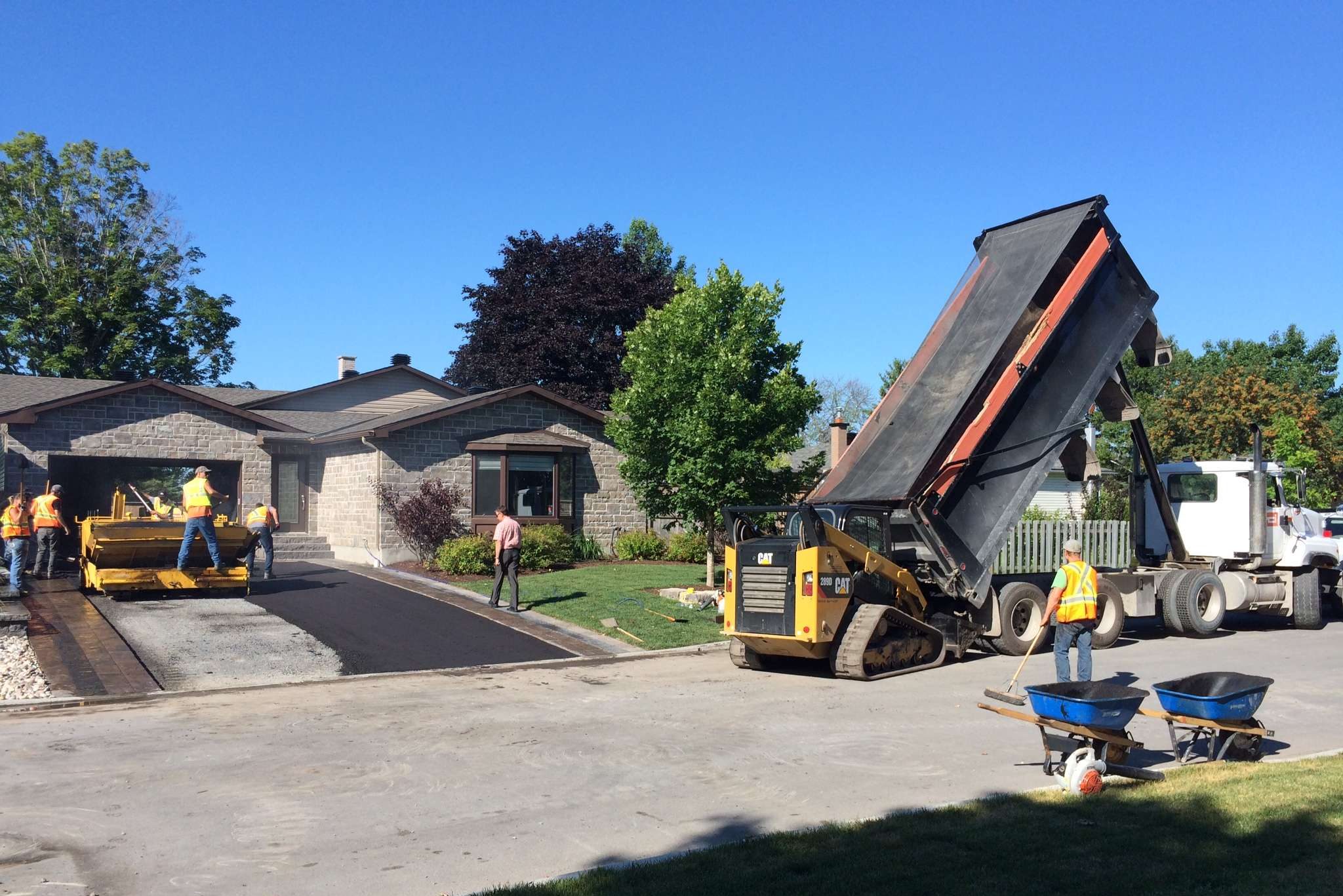 WCI Residential asphalt driveway construction