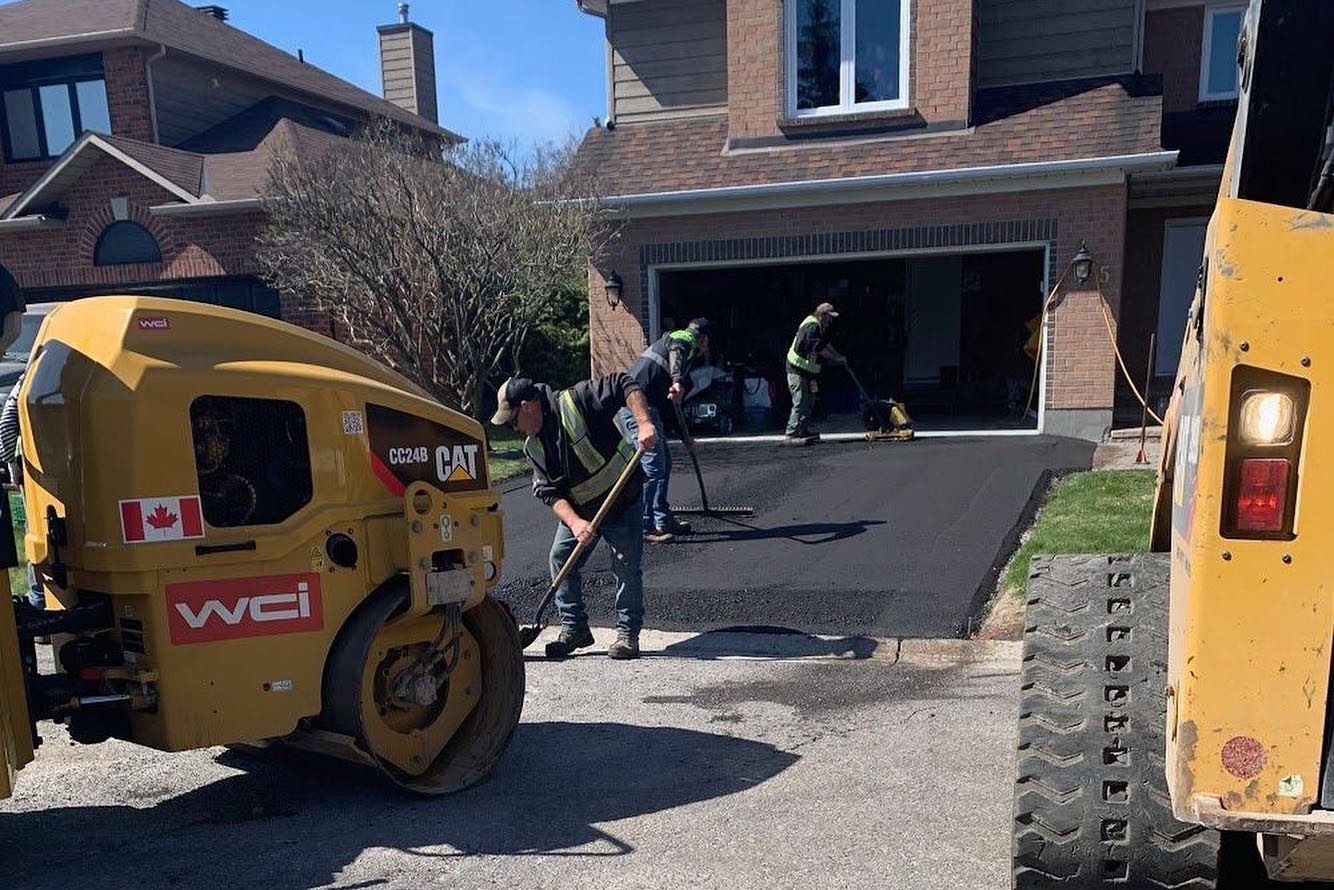 WCI Residential asphalt driveway construction