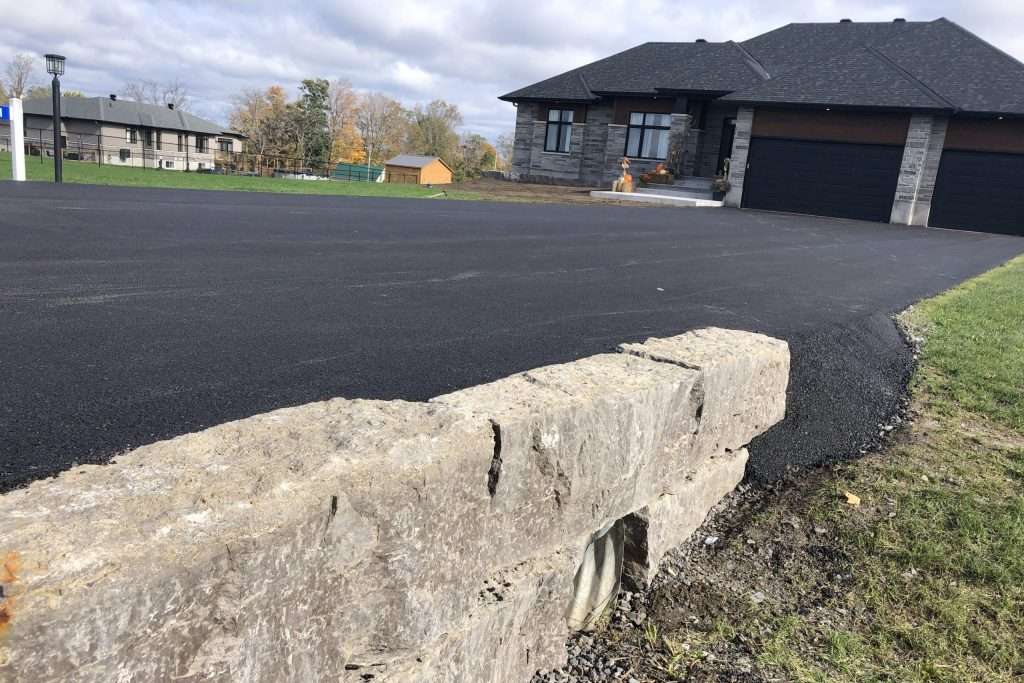 WCI Residential asphalt driveway construction