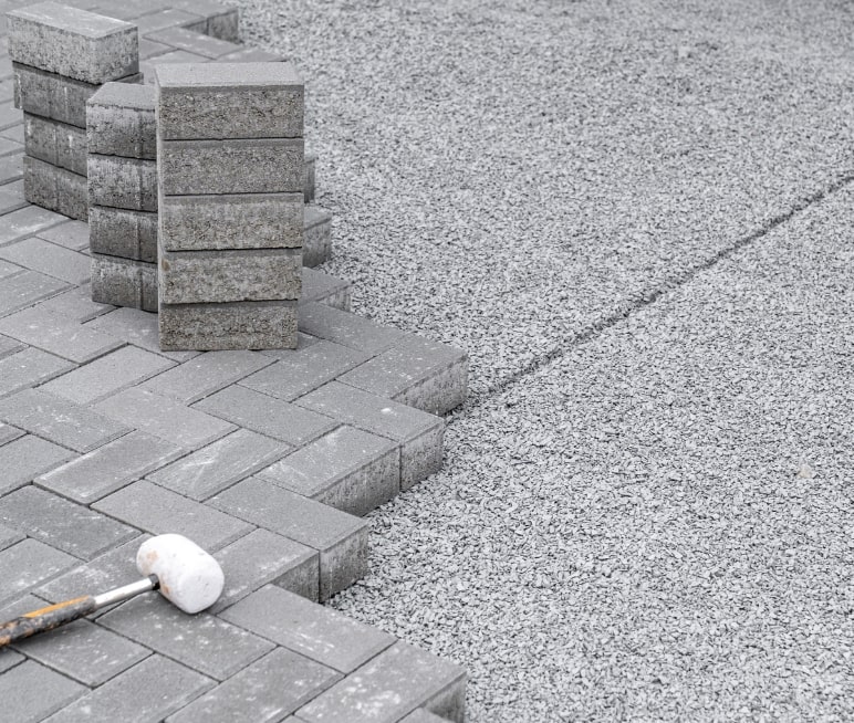 interlocking driveway project