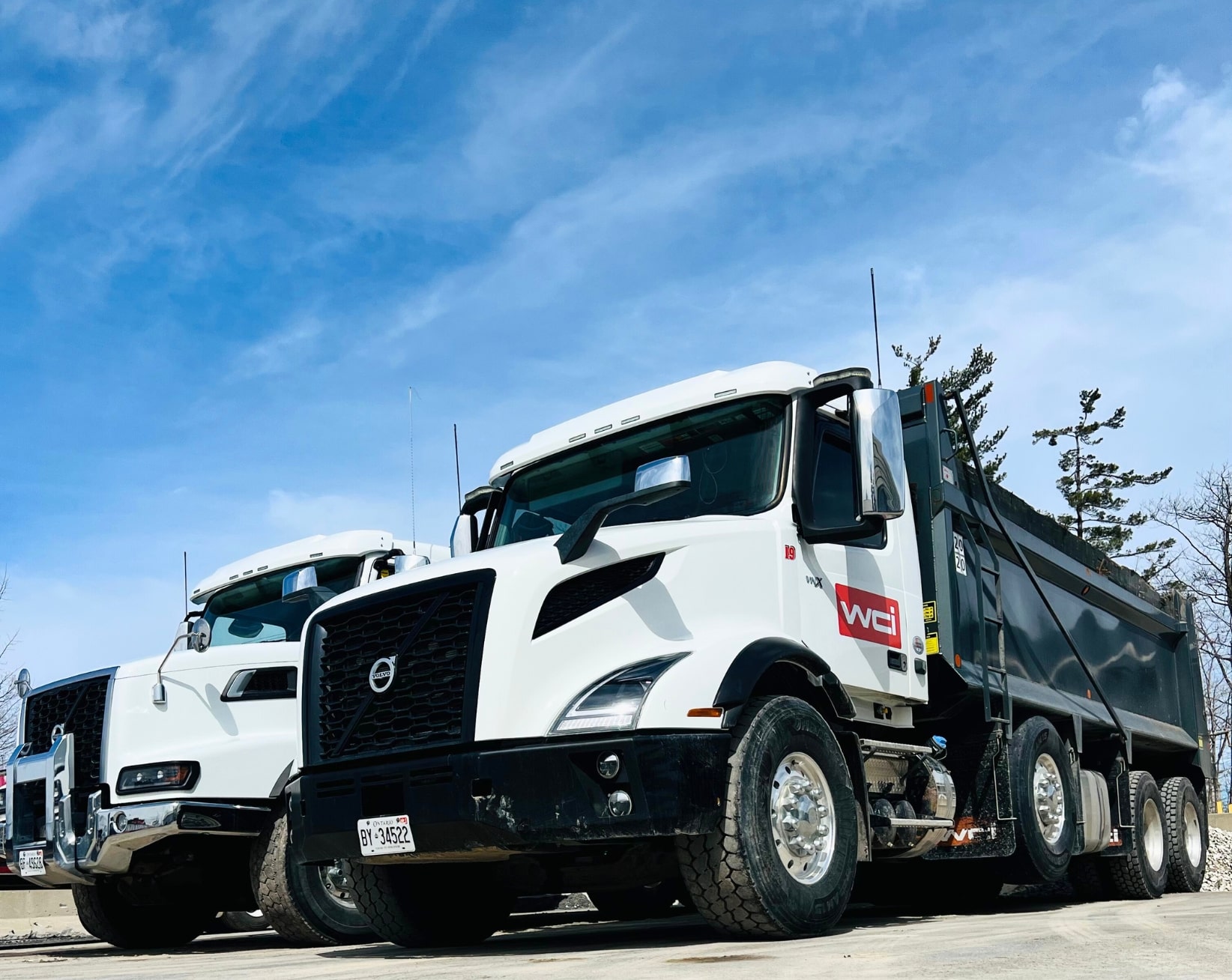 WCI truck with brand logo