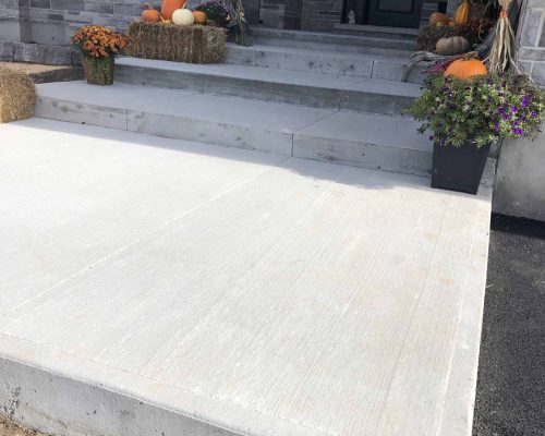 Residential concrete pad installation completed by WCI Ottawa