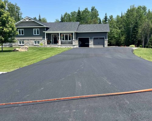 Residential asphalt paving project completed by WCI Ottawa